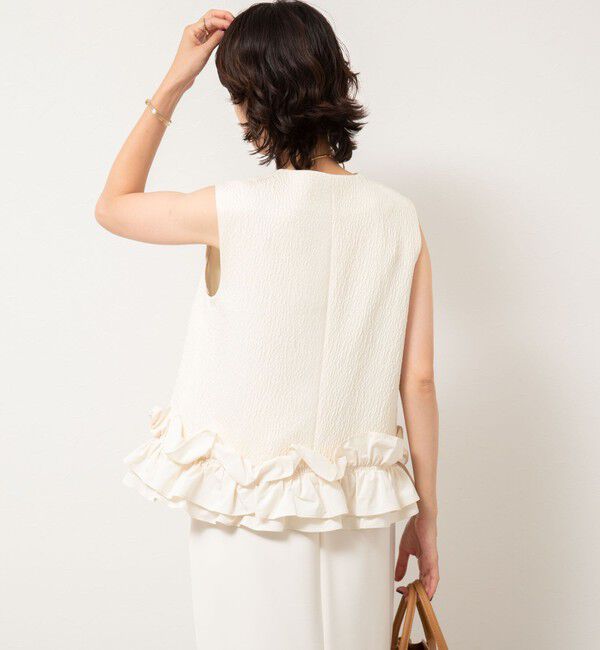 NOLLEY'S sophi「マトラッセ裾フリルジレ」|ベスト・ジレ|