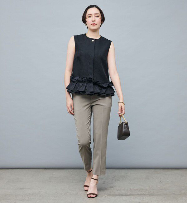NOLLEY'S sophi「マトラッセ裾フリルジレ」|ベスト・ジレ|