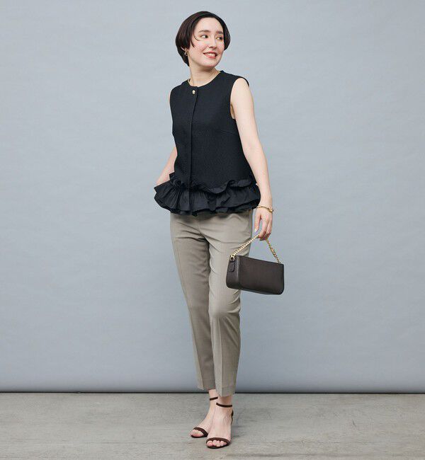 NOLLEY'S sophi「マトラッセ裾フリルジレ」|ベスト・ジレ|
