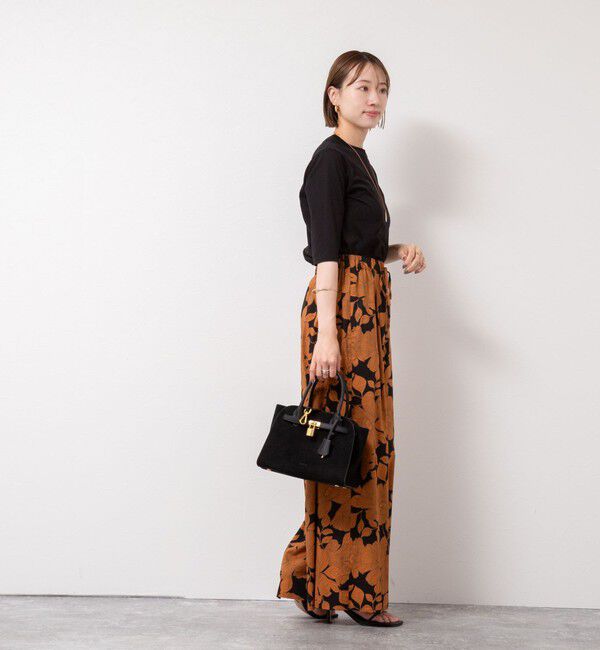 NOLLEY'S「綿ナイロンシアー6分袖プルオーバーカットソー」|Tシャツ・カットソー|