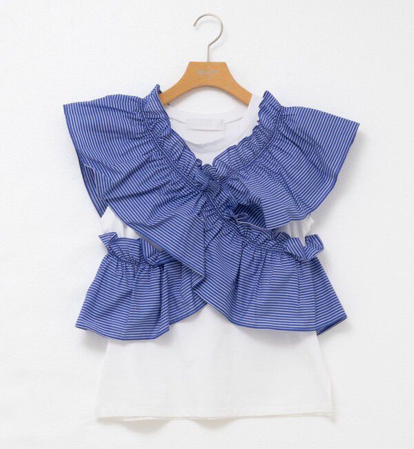 NOLLEY'S sophi「マルチWAYストライプフリルトップス」|Tシャツ・カットソー|