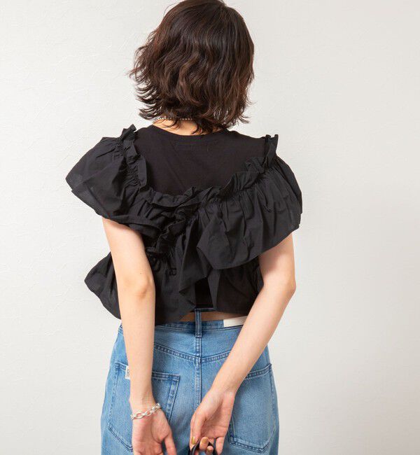 NOLLEY'S sophi「マルチWAYストライプフリルトップス」|Tシャツ・カットソー|