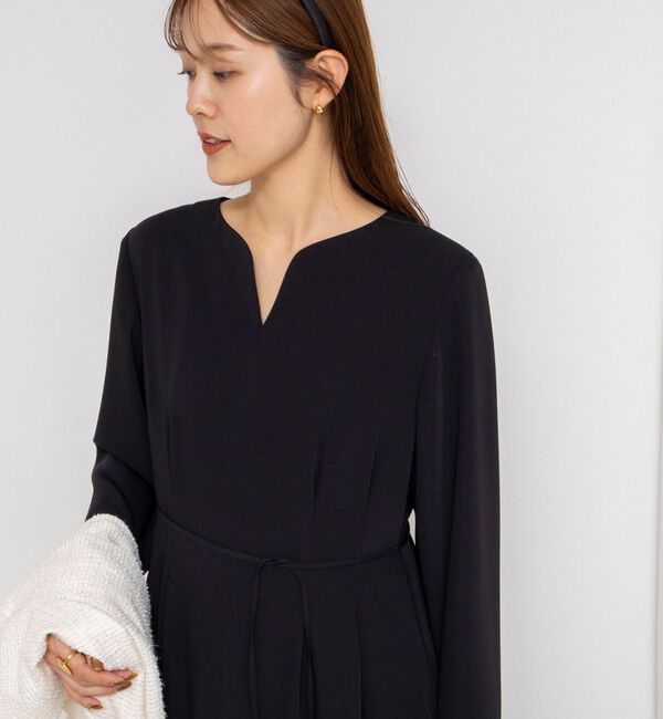 NOLLEY'S「ウォッシャブルウエストタックワンピース」|ワンピース|