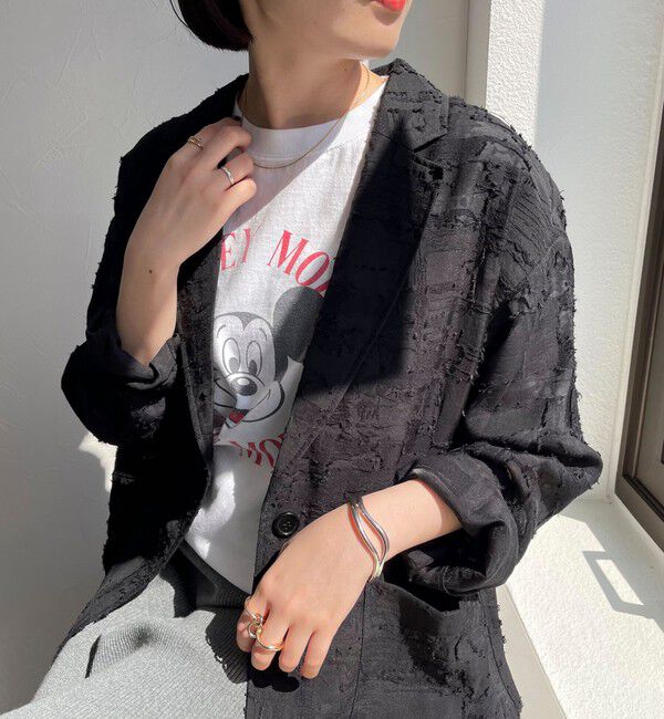 fredy emue「シアージャガードシャツジャケット」|テーラードジャケット|