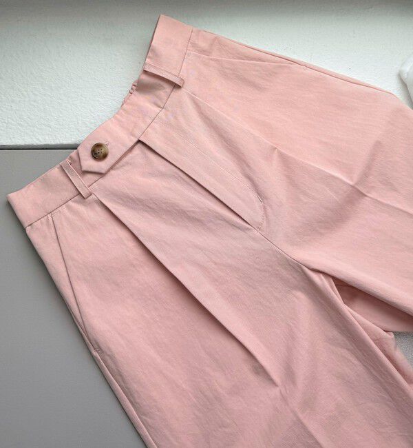 fredy emue「【低身長サイズ34有り】チノタックパンツ」|チノ|