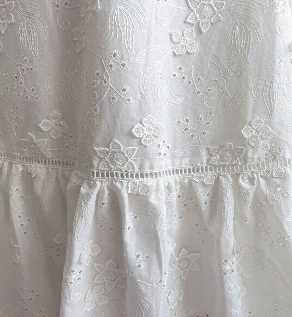 fredy emue「コットンレースギャザースカート」|スカート|