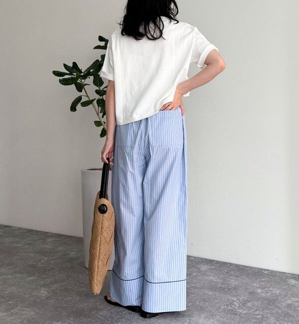 fredy emue「ストライプパジャマパンツ」|チノ|