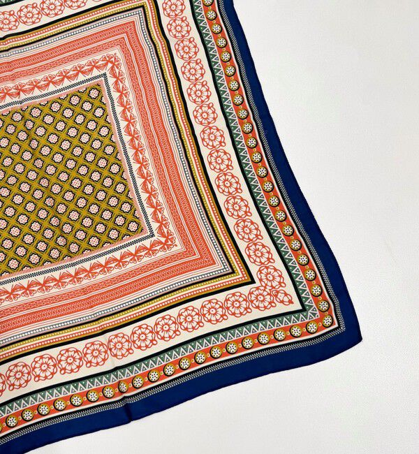 fredy emue「オリエンタルスクエアプリントスカーフ」|バンダナ・スカーフ|