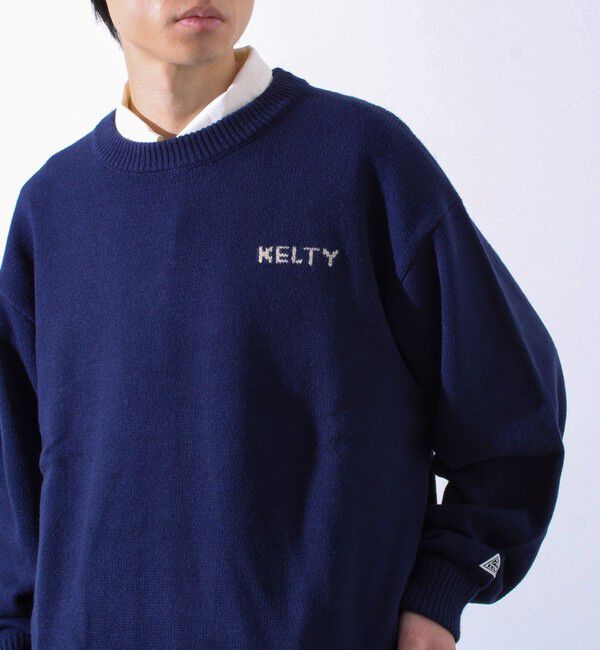 GLOSTER「【KELTY&times;GLOSTER】別注 ジャガードニット プルオーバー」|ニット・セーター|
