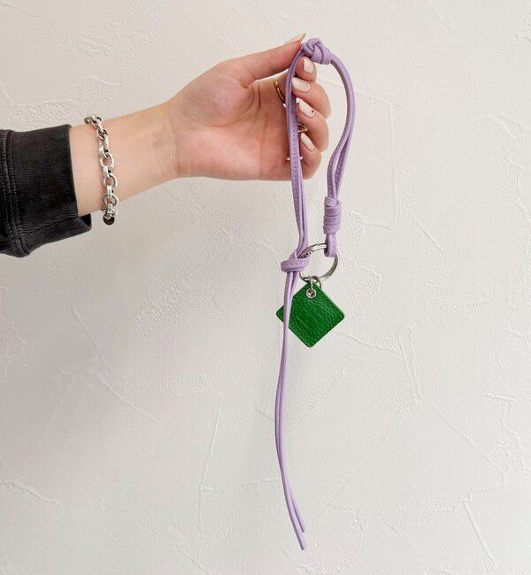 fredy emue「FRロゴ＆タッセルレザーチャーム」|チャーム・キーホルダー|