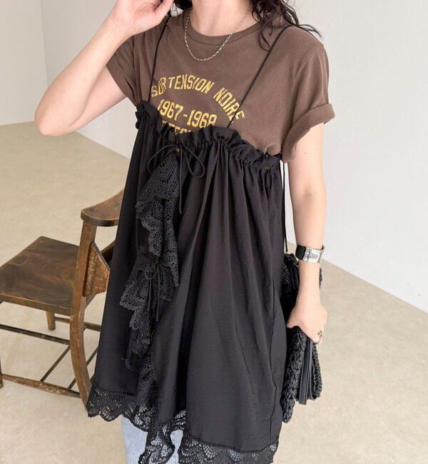 fredy emue「2ＷAYレイヤードキャミワンピース」|ワンピース|