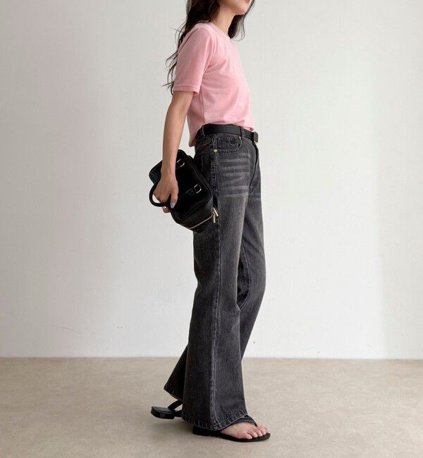 fredy emue「ベロア半袖Tシャツ」|Tシャツ・カットソー|