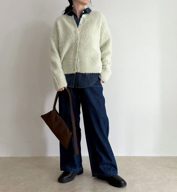 fredy emue「ふわふわ起毛ニットカーディガン」|カーディガン|