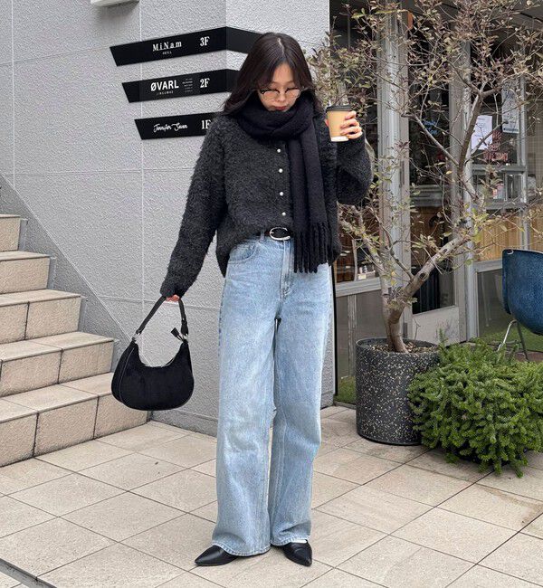 fredy emue「ふわふわ起毛ニットカーディガン」|カーディガン|