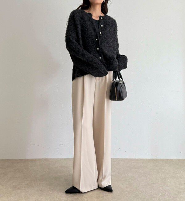 fredy emue「ふわふわ起毛ニットカーディガン」|カーディガン|