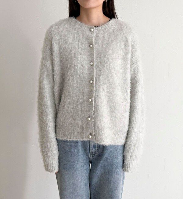 fredy emue「ふわふわ起毛ニットカーディガン」|カーディガン|