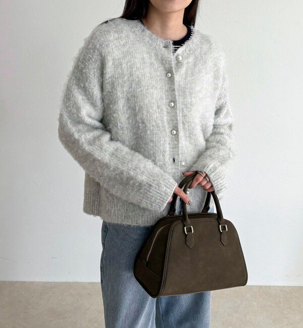 fredy emue「ふわふわ起毛ニットカーディガン」|カーディガン|