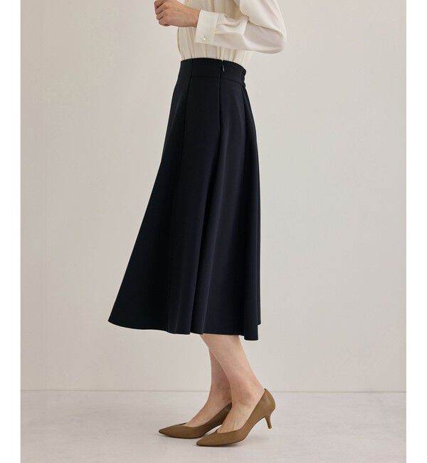 ROPE「トリアセハイウエストフレアスカート【セレモニー/通勤対応】」|スカート|