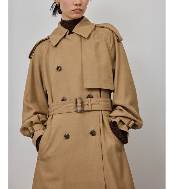 ROPE「MANTECO(マンテコ) テンセルウールトレンチコート」|トレンチコート|