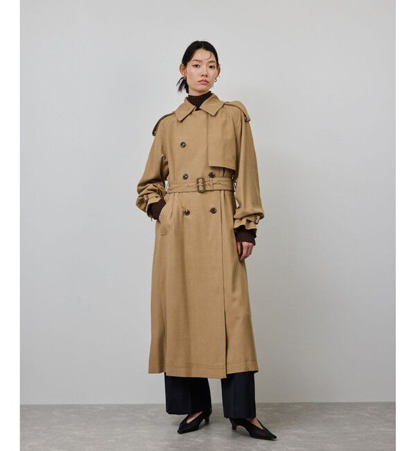 ROPE「MANTECO(マンテコ) テンセルウールトレンチコート」|トレンチコート|