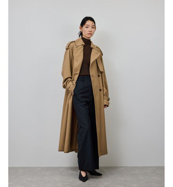 ROPE「MANTECO(マンテコ) テンセルウールトレンチコート」|トレンチコート|