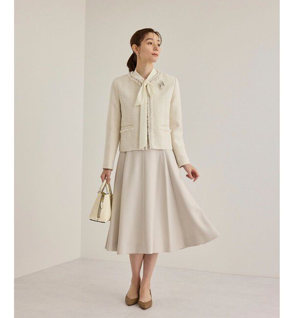 ROPE「【洗える】ボウタイブラウス」|シャツ・ブラウス|