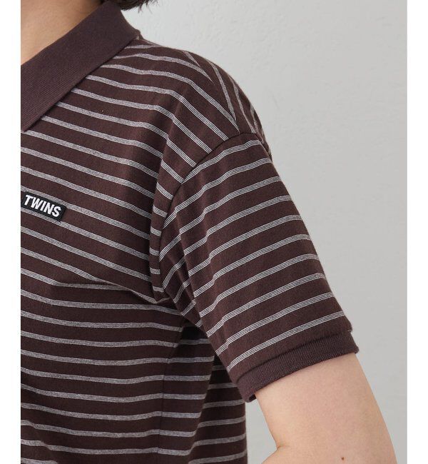 GEMINI「【GEMINI】ボーダーポロカットソー」|Tシャツ・カットソー|