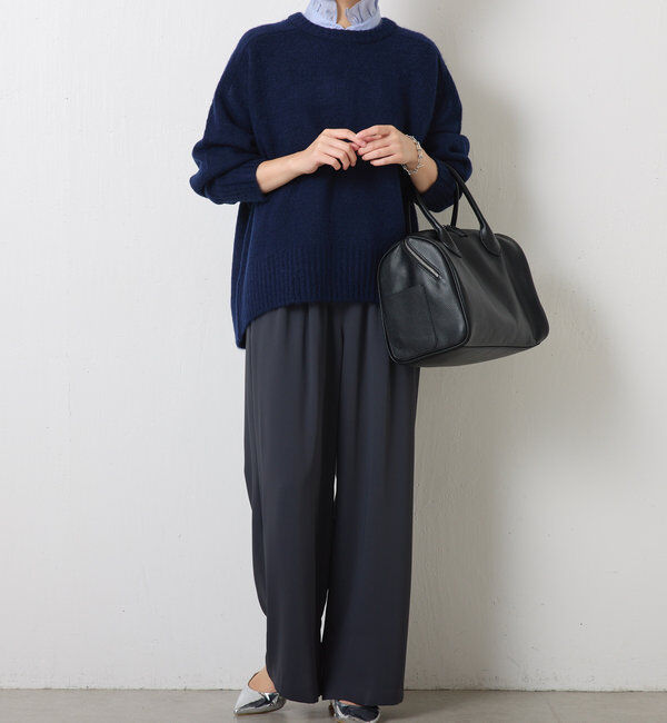  「【牛革/高見え】シュリンクリンボストンバッグ」|ボストンバッグ|