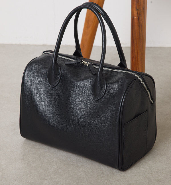  「【牛革/高見え】シュリンクリンボストンバッグ」|ボストンバッグ|