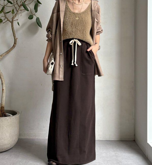  「【インフルエンサーOKOCHI企画】裏毛タイトスカート」|スカート|