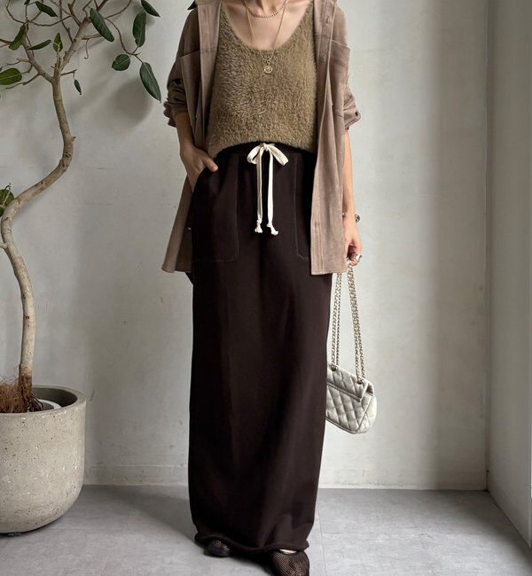  「【インフルエンサーOKOCHI企画】裏毛タイトスカート」|スカート|