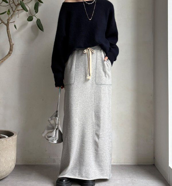  「【インフルエンサーOKOCHI企画】裏毛タイトスカート」|スカート|