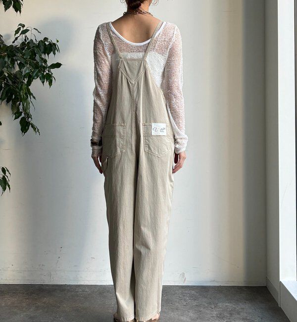  「ストレッチツイルピグメント加工オールインワン」|ワンピース|