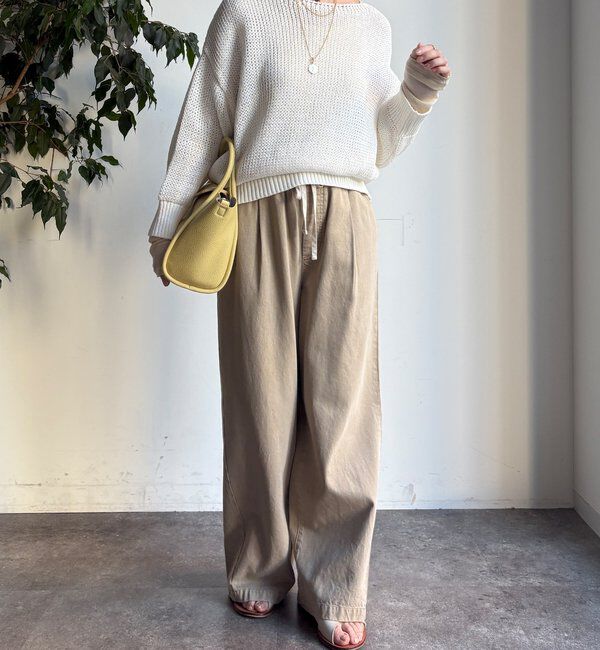  「コットンローゲージプルオーバー」|ニット・セーター|