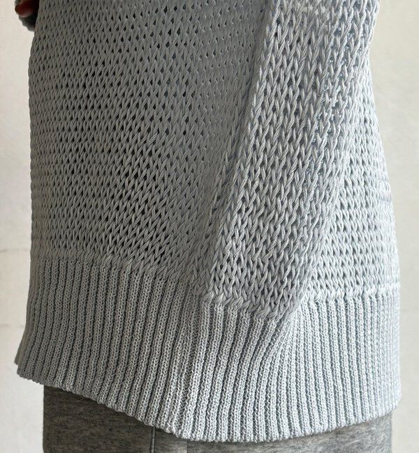  「コットンローゲージプルオーバー」|ニット・セーター|