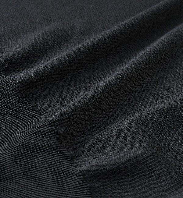  「【ひんやりタッチ・セットアップ対応可】レーヨン混バックテールニット」|ニット・セーター|