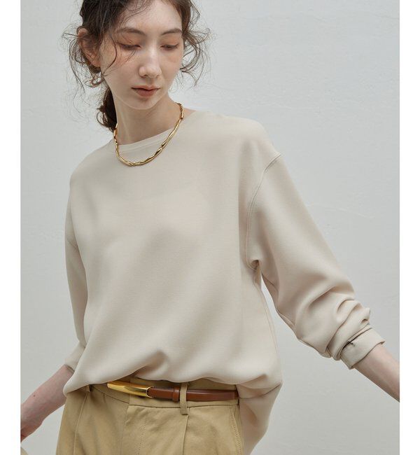  「【新色登場！】バックスリットブラウスT」|シャツ・ブラウス|