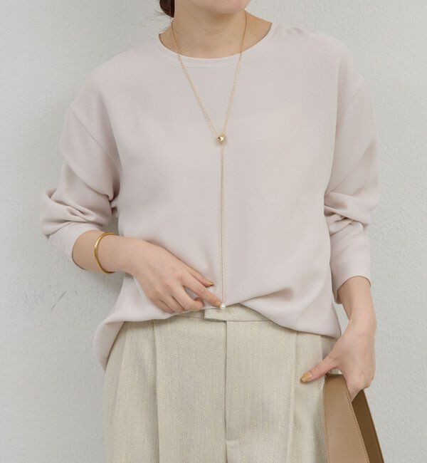  「【新色登場！】バックスリットブラウスT」|シャツ・ブラウス|