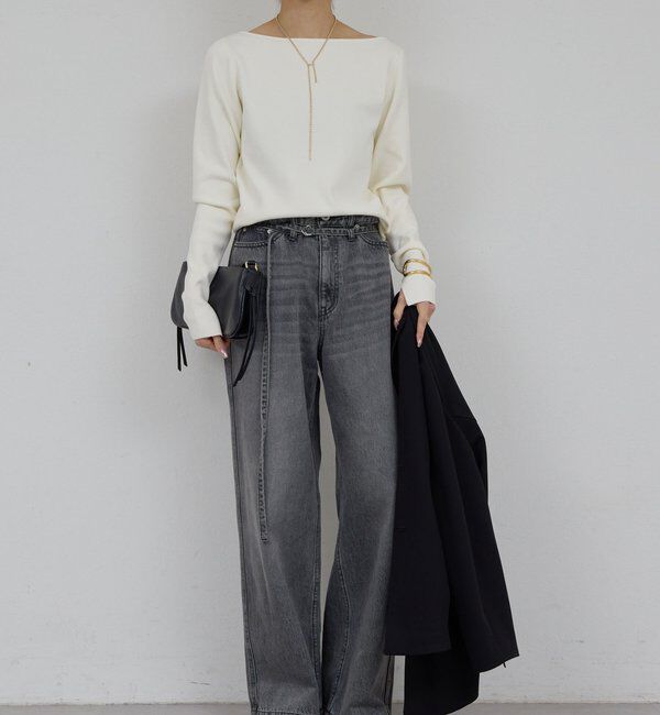  「ボートニットプルオーバー」|ニット・セーター|