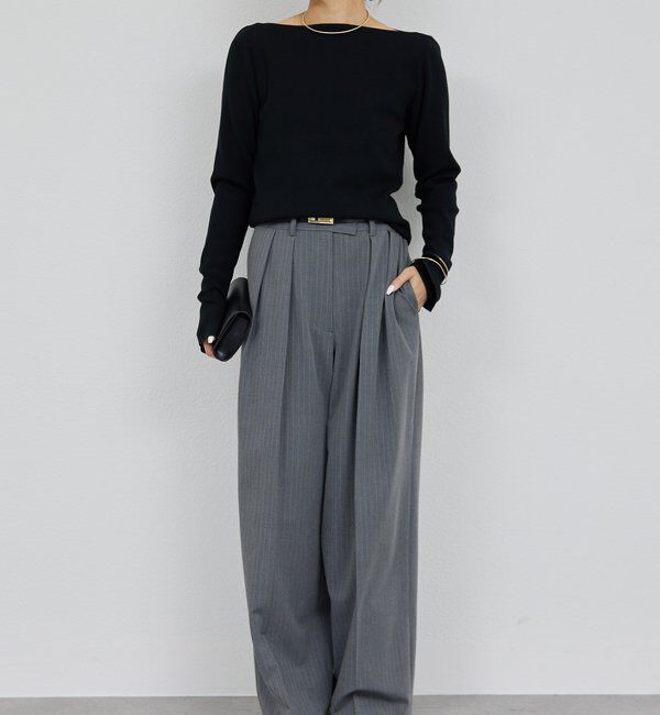  「ボートニットプルオーバー」|ニット・セーター|