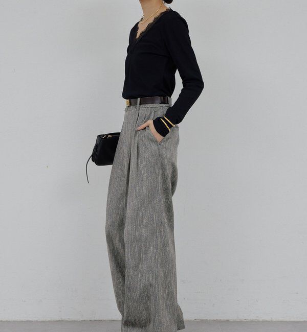  「VレースロンTee」|Tシャツ・カットソー|