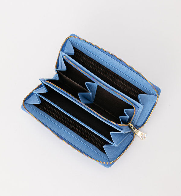  「モノグラムプレートラウンドジップウォレット」|財布|