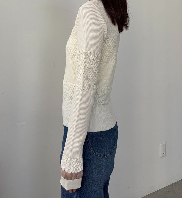  「シャーリングニット」|ニット・セーター|