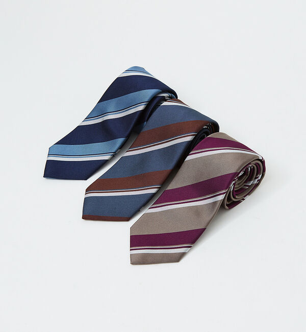 ABAHOUSE「【定番】シルク レジメンタル ネクタイ」|ネクタイ・蝶ネクタイ|