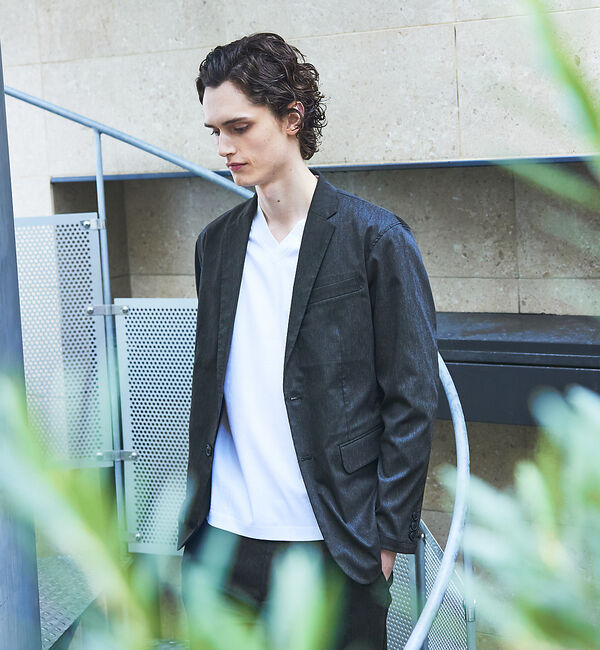 ABAHOUSE「【セットアップ対応】COOL DRYMAX ジャケット」|テーラードジャケット|ブラック