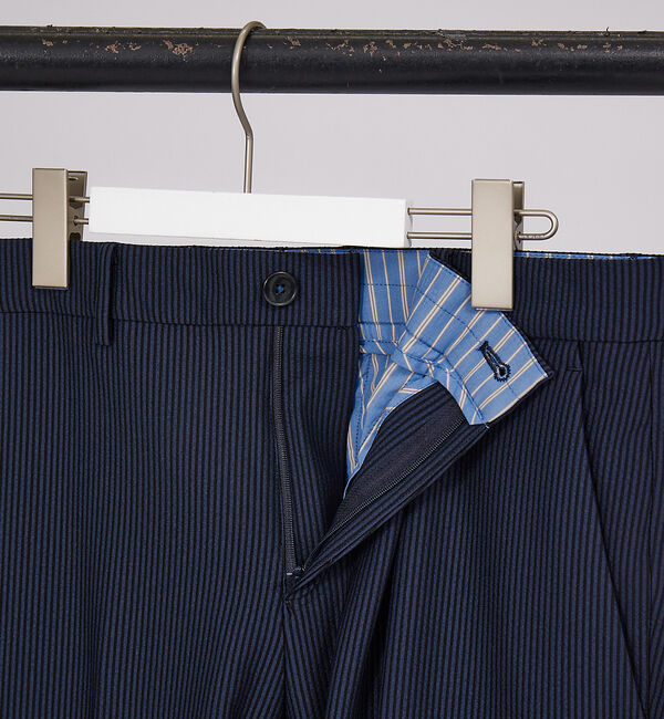 ABAHOUSE「【マルチストレッチ】ストライプ サッカー スラックス」|スラックス|