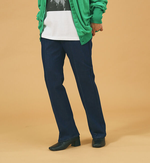 ABAHOUSE「【Wrangler  / ラングラー】 ランチャーデニムDRESSフレアデニムパ」|デニム|ダークネイビー