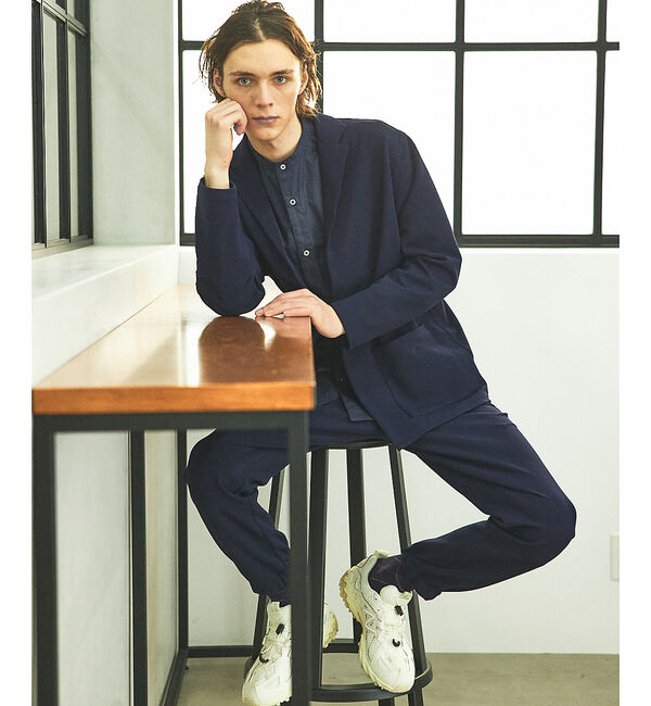 ABAHOUSE「【セットアップ対応】ハイストレッチ ジョーゼット ジョガーパンツ」|その他|