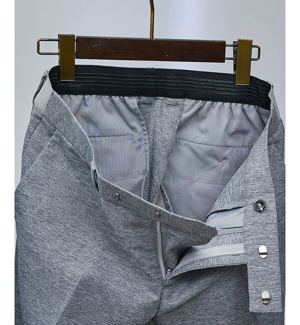 ABAHOUSE「【セットアップ対応】TOP調 カラミ メッシュ ナチュラルストレッチ スラックス」|スラックス|