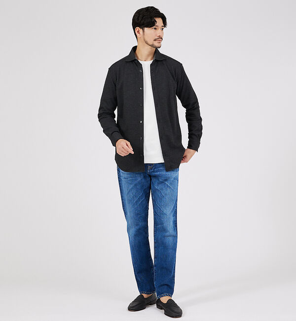 ABAHOUSE「【YANUK】PHILIP2 / スリムフィット テーパード デニム」|デニム|